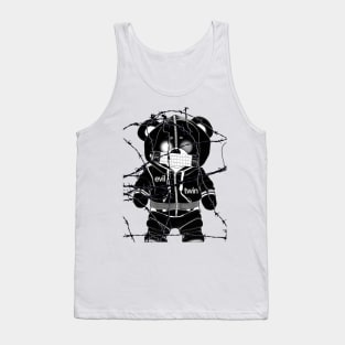 Speak No Evil Twin Teddy Bear Tank Top